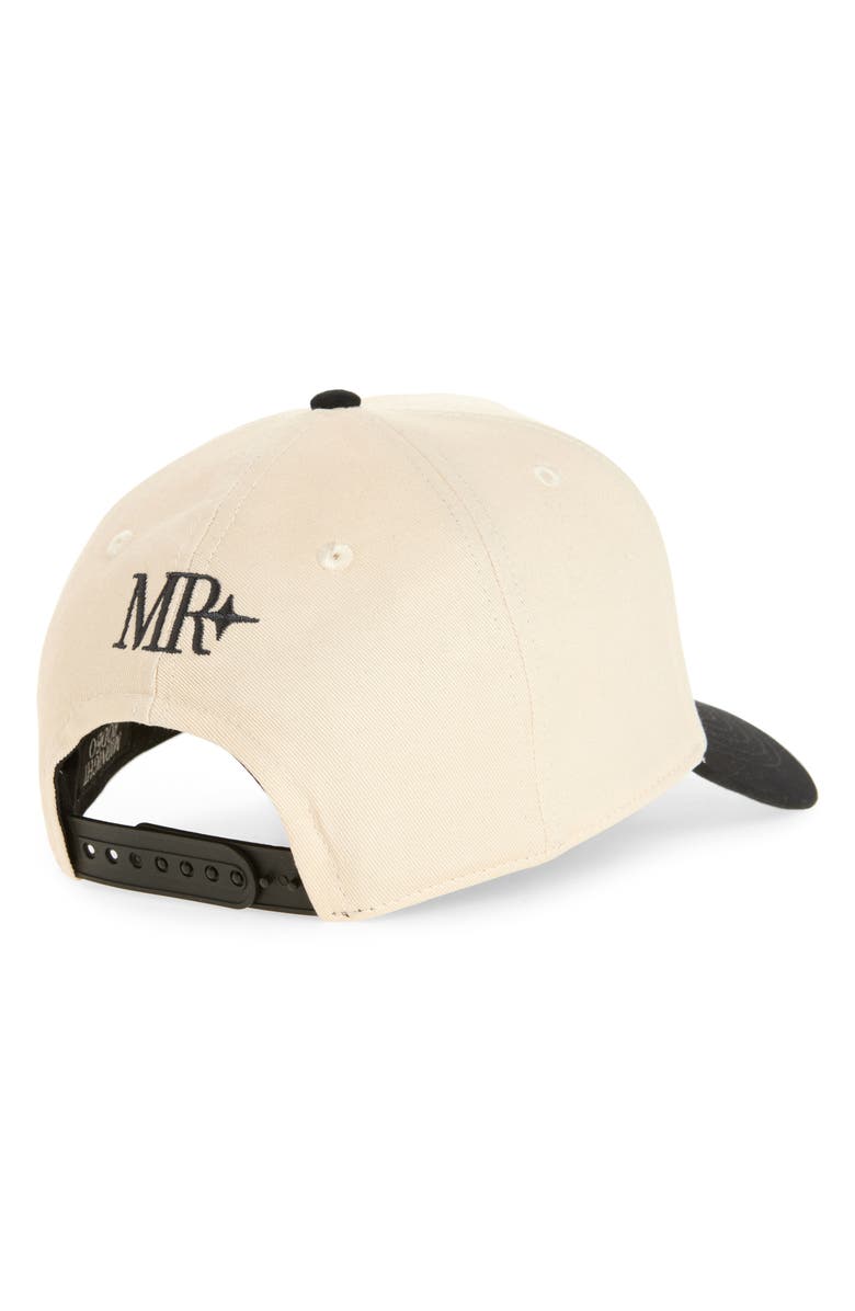 MIDNIGHT RODEO Classic Logo Baseball Cap, Alternate, color, Antique White And Black