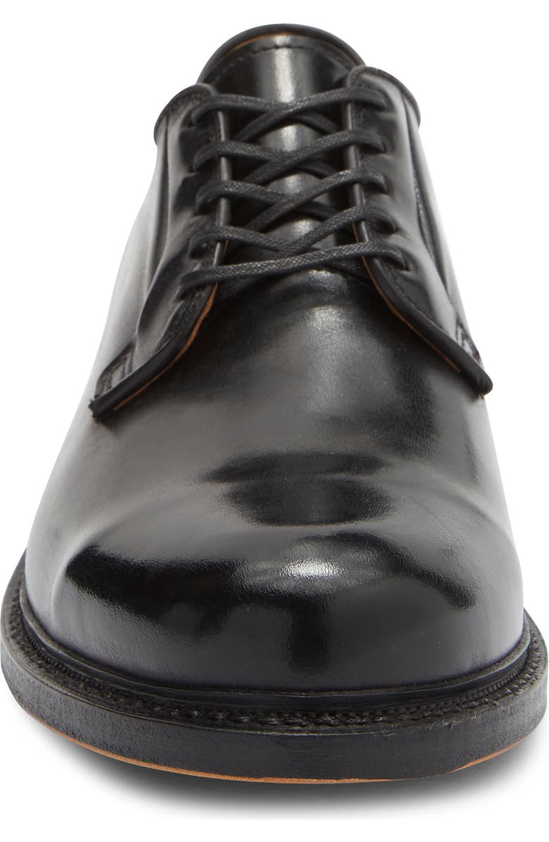Allen Edmonds Rowan Plain Toe Derby, Alternate, color, Black Polish