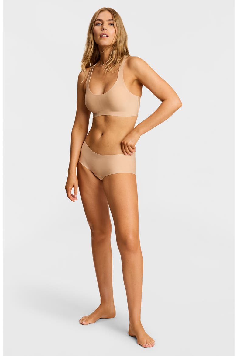 Butter Hipster Panty, Alternate, color, BEIGE