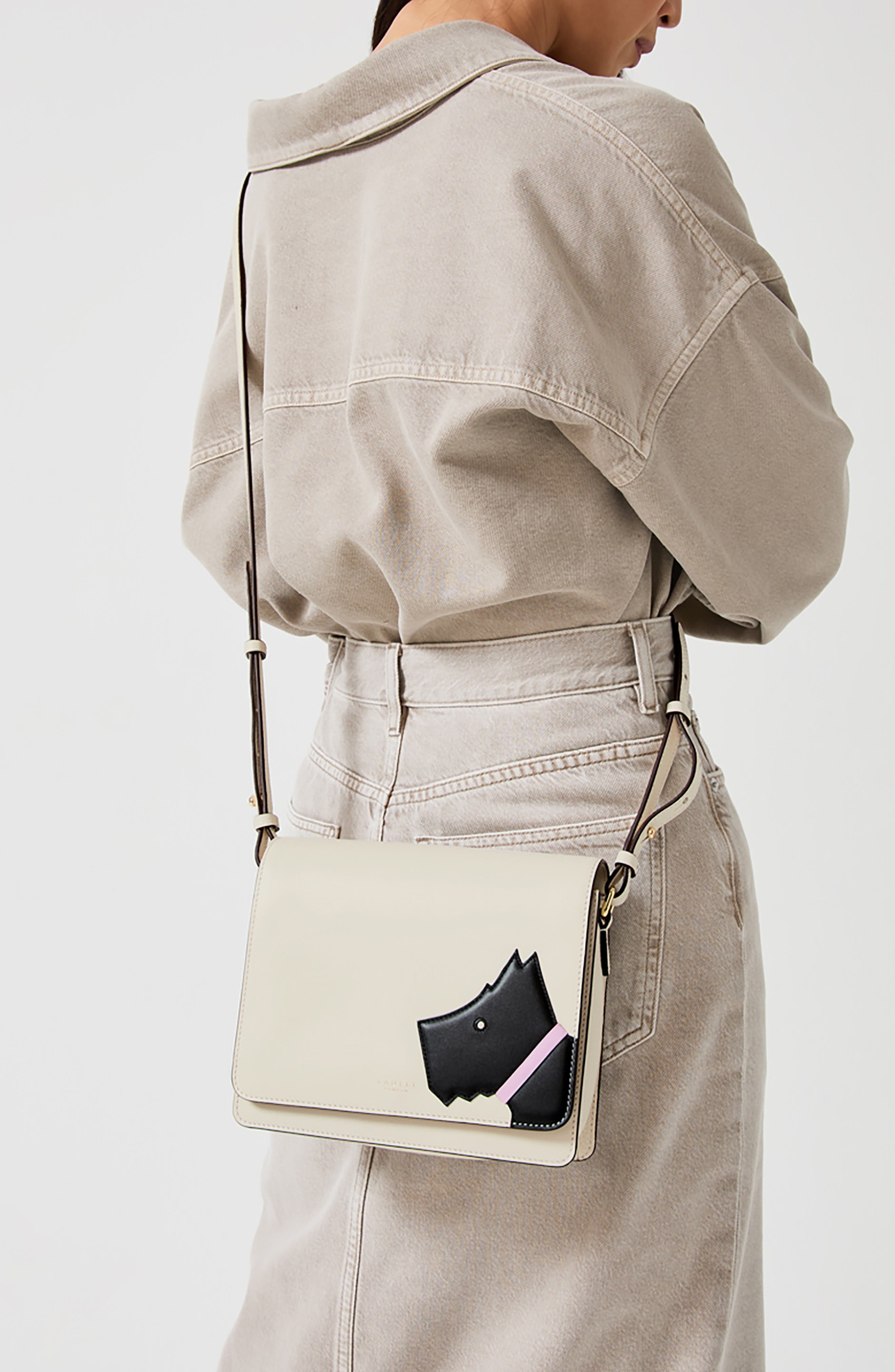 Radley Flap Crossbody Bag, Alternate, color, Chalk