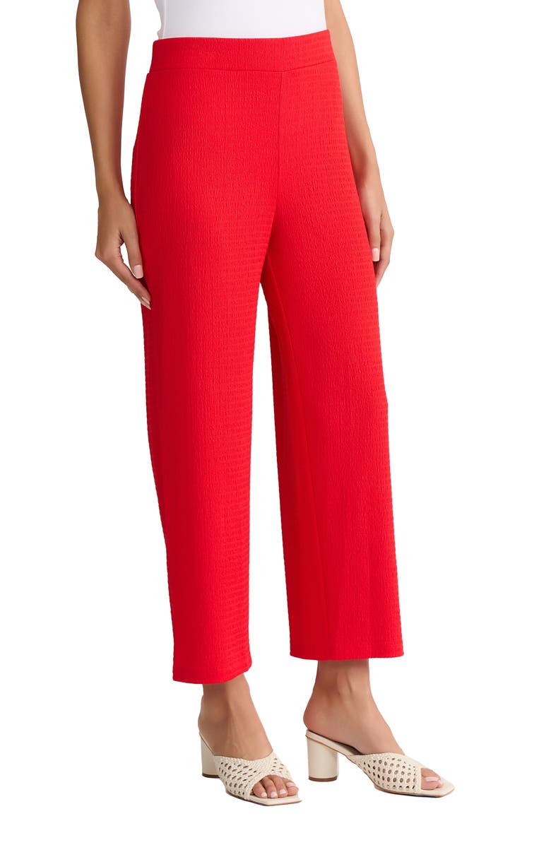 Jones New York Texture Crop Pants, Alternate, color, Rouge