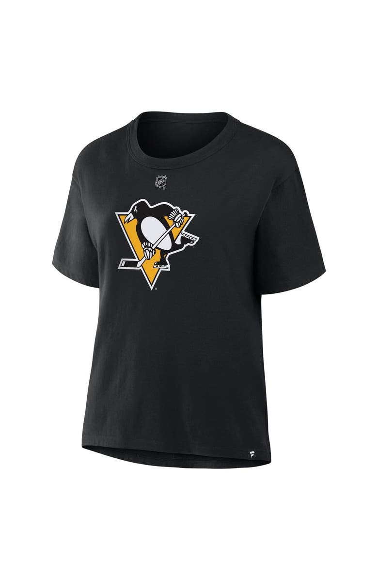 FANATICS Women's Fanatics Evgeni Malkin Black Pittsburgh Penguins Authentic Stack Name & Number T-Shirt, Alternate, color, Black