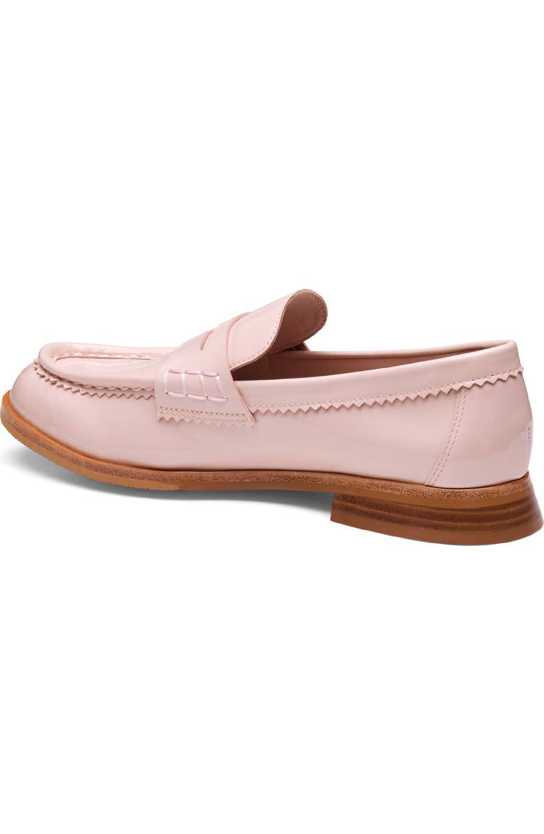 Johnston & Murphy Gillian Patent Leather Penny Loafer, Alternate, color, Blush Patent Leather