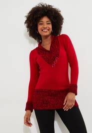 Joe Browns Button Cable Sweater