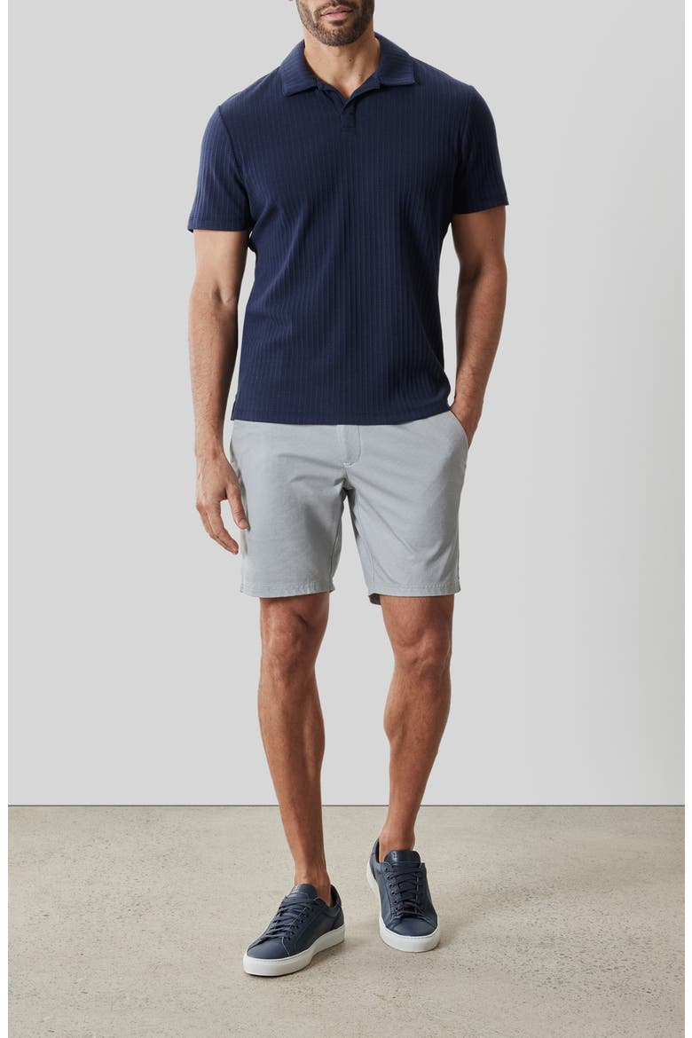 Luca Johnny Collar Polo, Alternate, color, NAVY