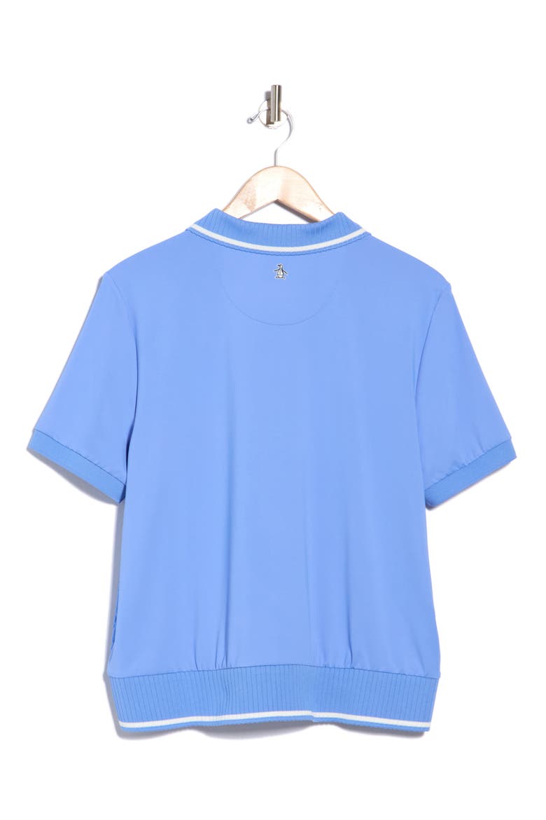 3D Terry Performance Polo, Alternate, color, ULTRAMARINE