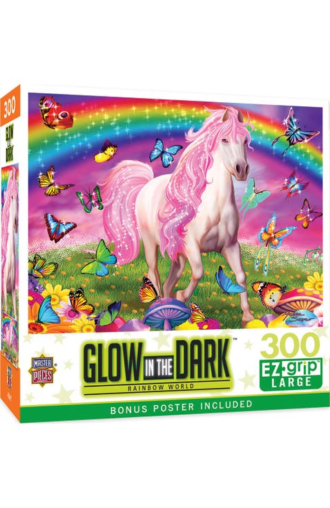 Rainbow World 300 Piece Glow Puzzle