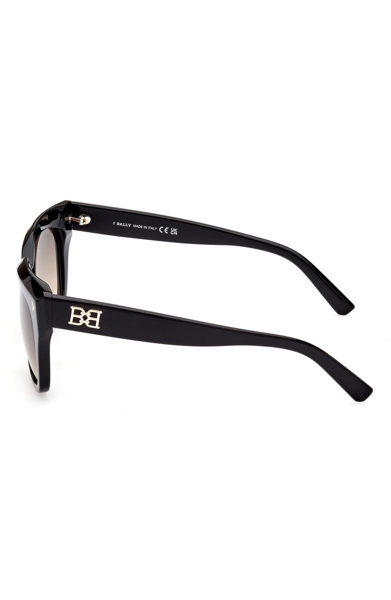 Bally 55mm Gradient Cat Eye Sunglasses, Alternate, color,