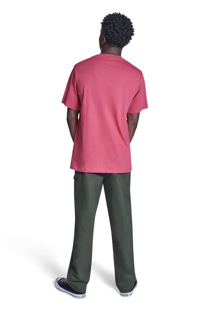 Converse Star Script Tee, Alternate, color, Rose Cherry
