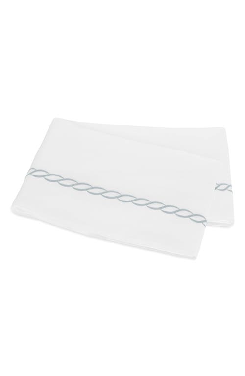 Matouk Classic Chain Cotton Percale Flat Sheet