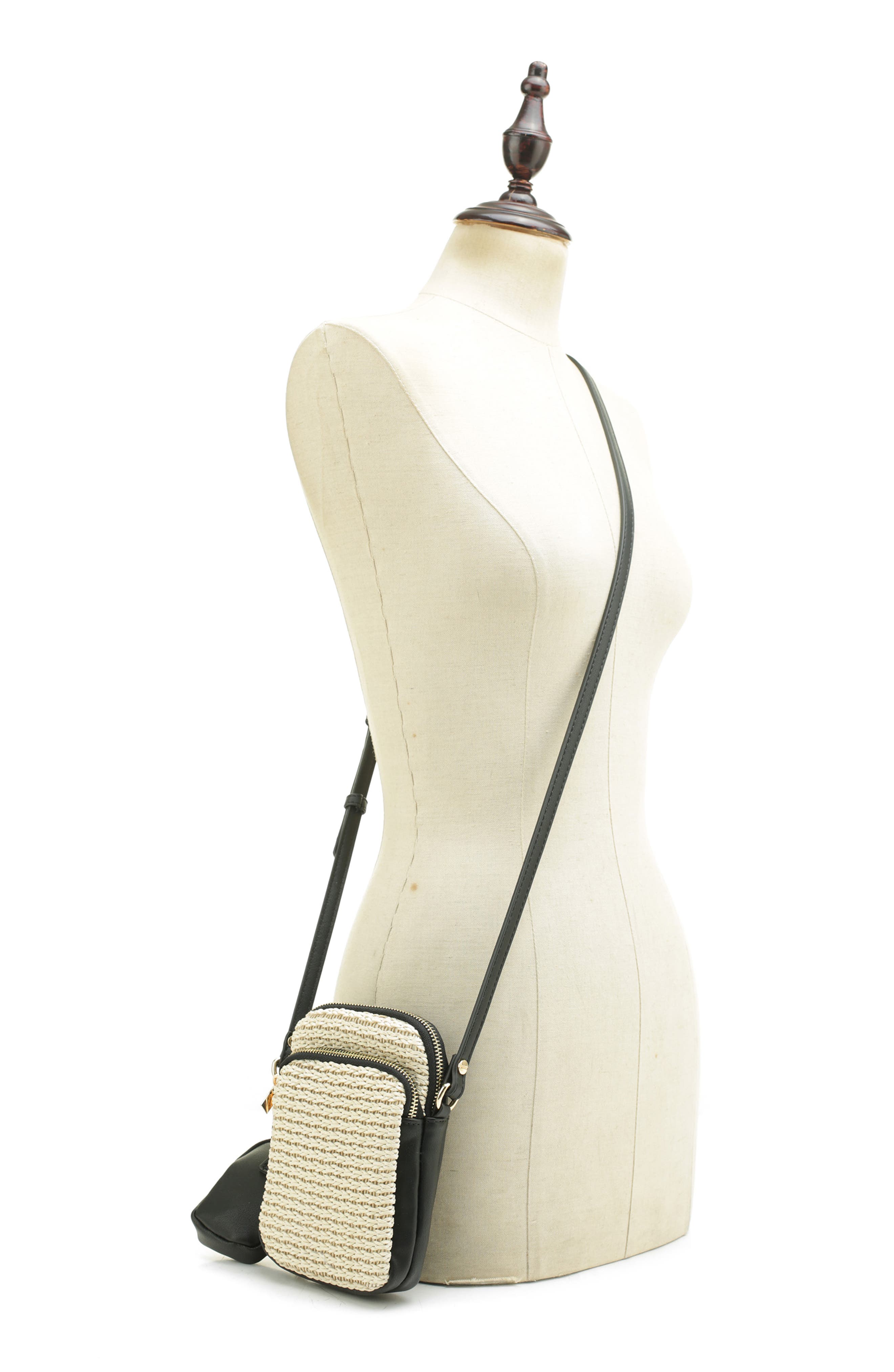 Mali + Lili Joey Vegan Leather Crossbody Bag, Alternate, color, 