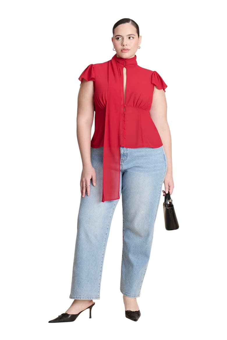 Heart Pocket Naomi Straight Leg Jean, Alternate, color, LIGHT WASH