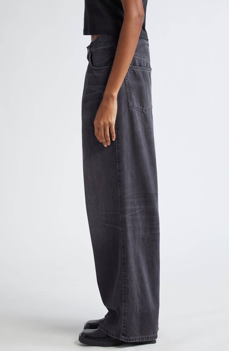 Haikure Candy Pleated Wide Leg Jeans, Alternate, color, 