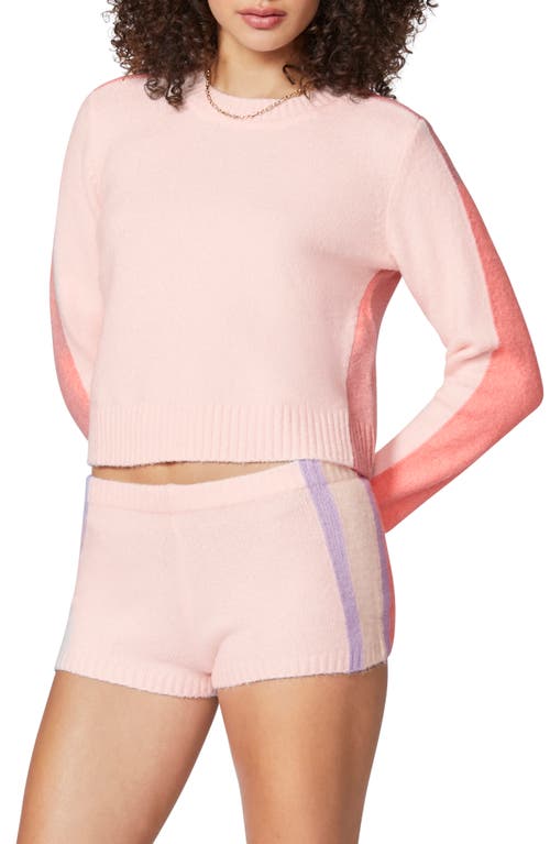 Florence By Mills Colorblock Sweater Shorts In Ballerina