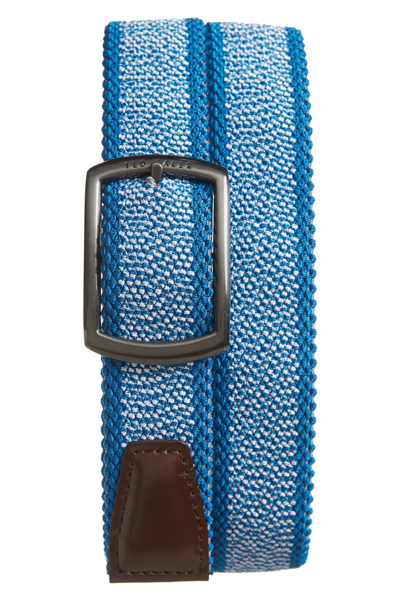 Kiggle Reversible Elastic Belt, Main, color, BLUE