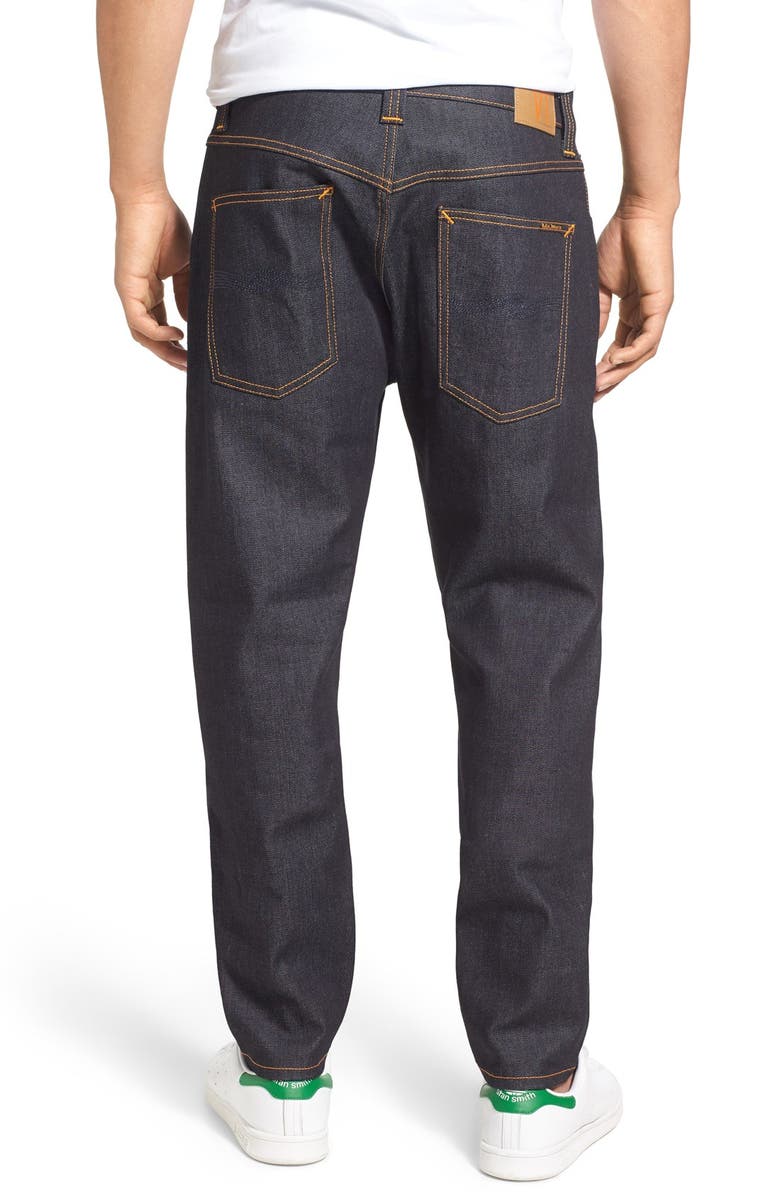 Nudie Jeans 'Brute Knut' Slouchy Slim Fit Selvedge Jeans, Alternate, color, 