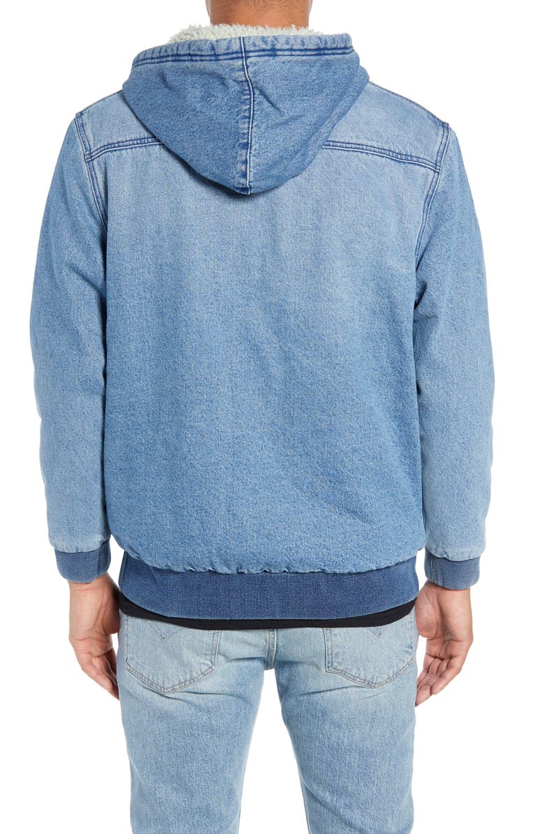 The Rail Hooded Denim Jacket, Alternate, color,