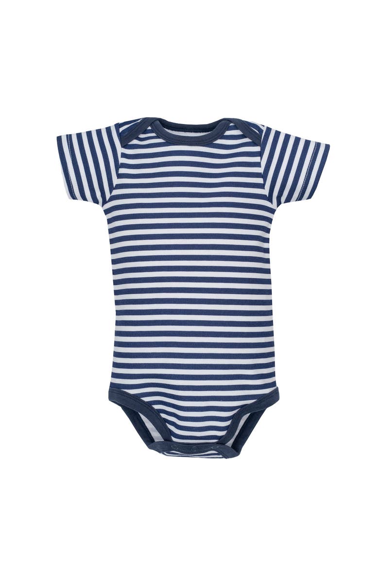 Comfortable Cotton Bodysuits 5Pk, Alternate, color, Sea Characters