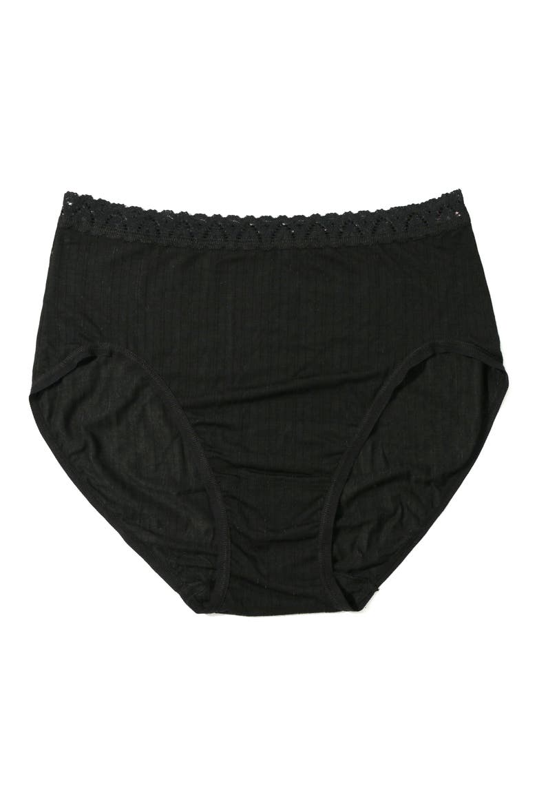 MellowLuxe™ French Briefs, Alternate, color, BLACK