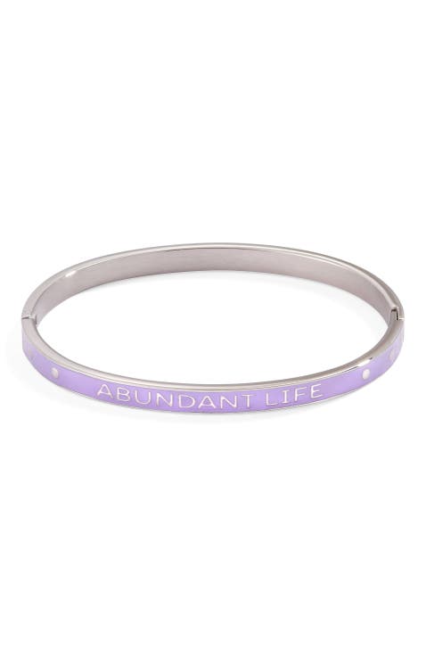 Grateful Heart Hinge Bangle Bracelet