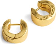 Madewell Chunky Huggie Hoop Earrings