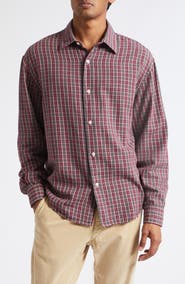 Massimo Alba Boxy Plaid Button-Up Shirt