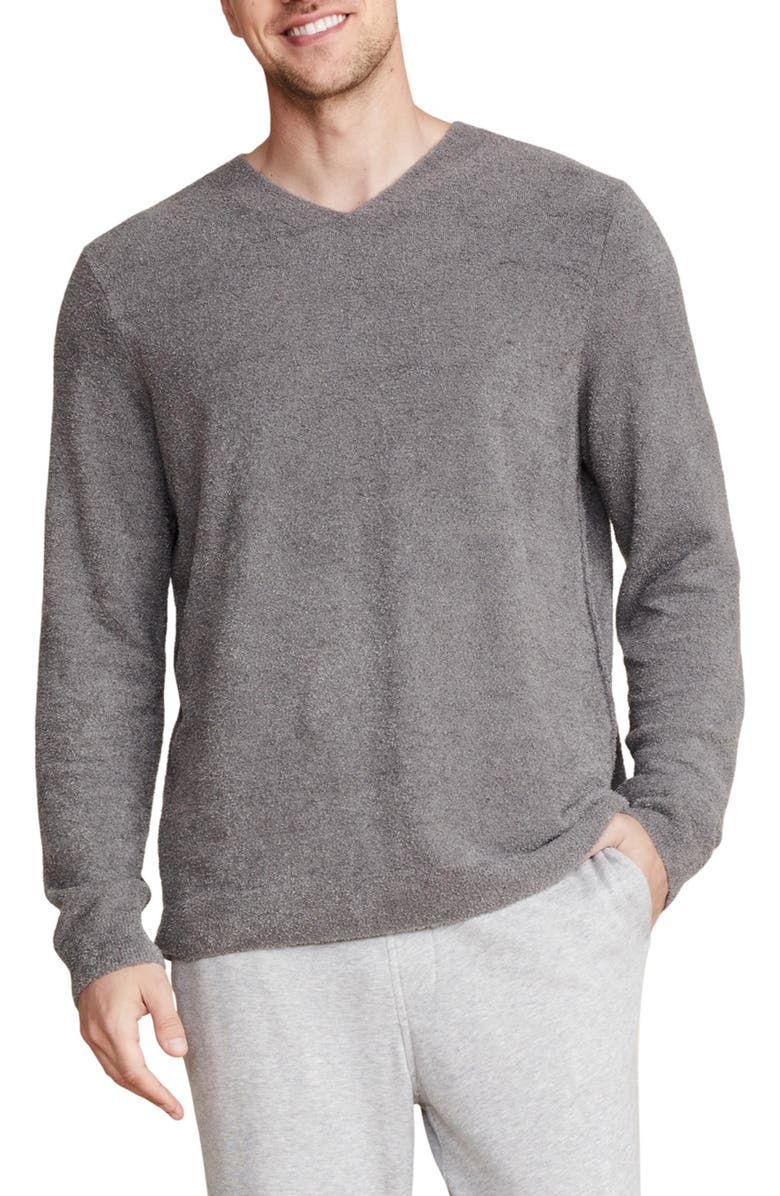 Barefoot Dreams<sup>®</sup> CozyChic<sup>™</sup> Lite<sup>®</sup> Relaxed Fit V-Neck Sweatshirt, Main, color, 