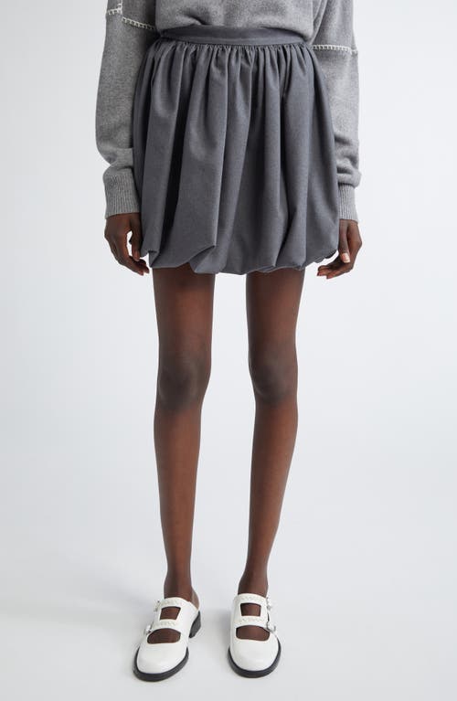 Marni Virgin Wool Balloon Miniskirt
