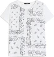 Weekend Max Mara Bandana Print Mixed Media Tee