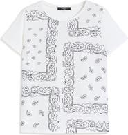 Weekend Max Mara Bandana Print Mixed Media Tee