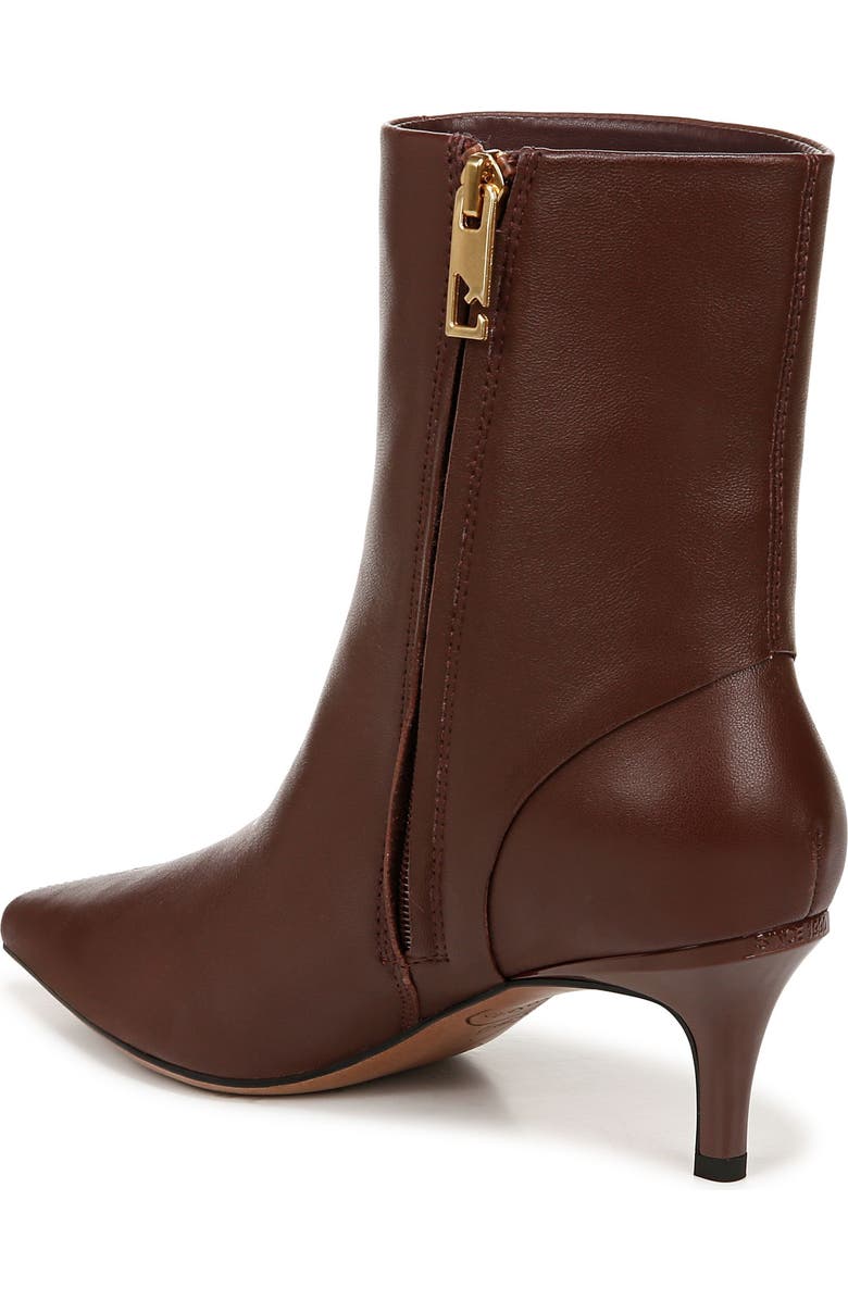 Franco Sarto Anna Pointed Toe Bootie, Alternate, color, Dark Brown