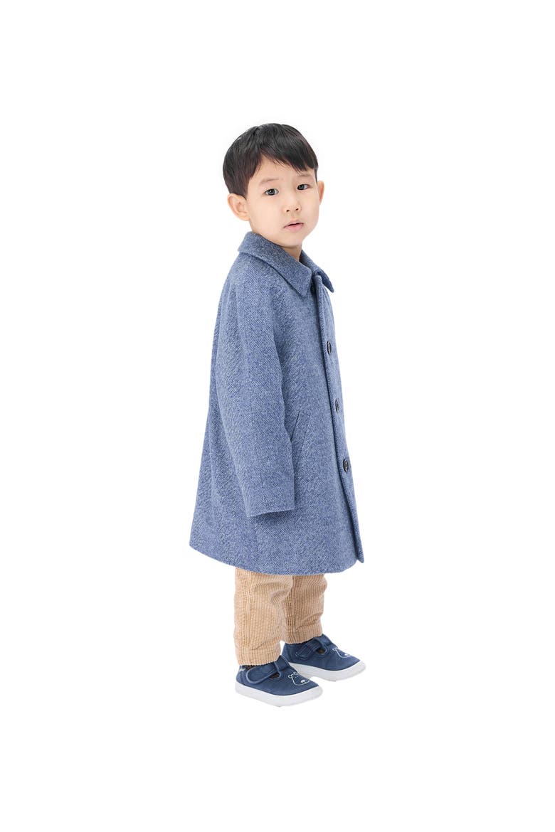 Kids Cashmere Sewn Coat, Alternate, color, english manor