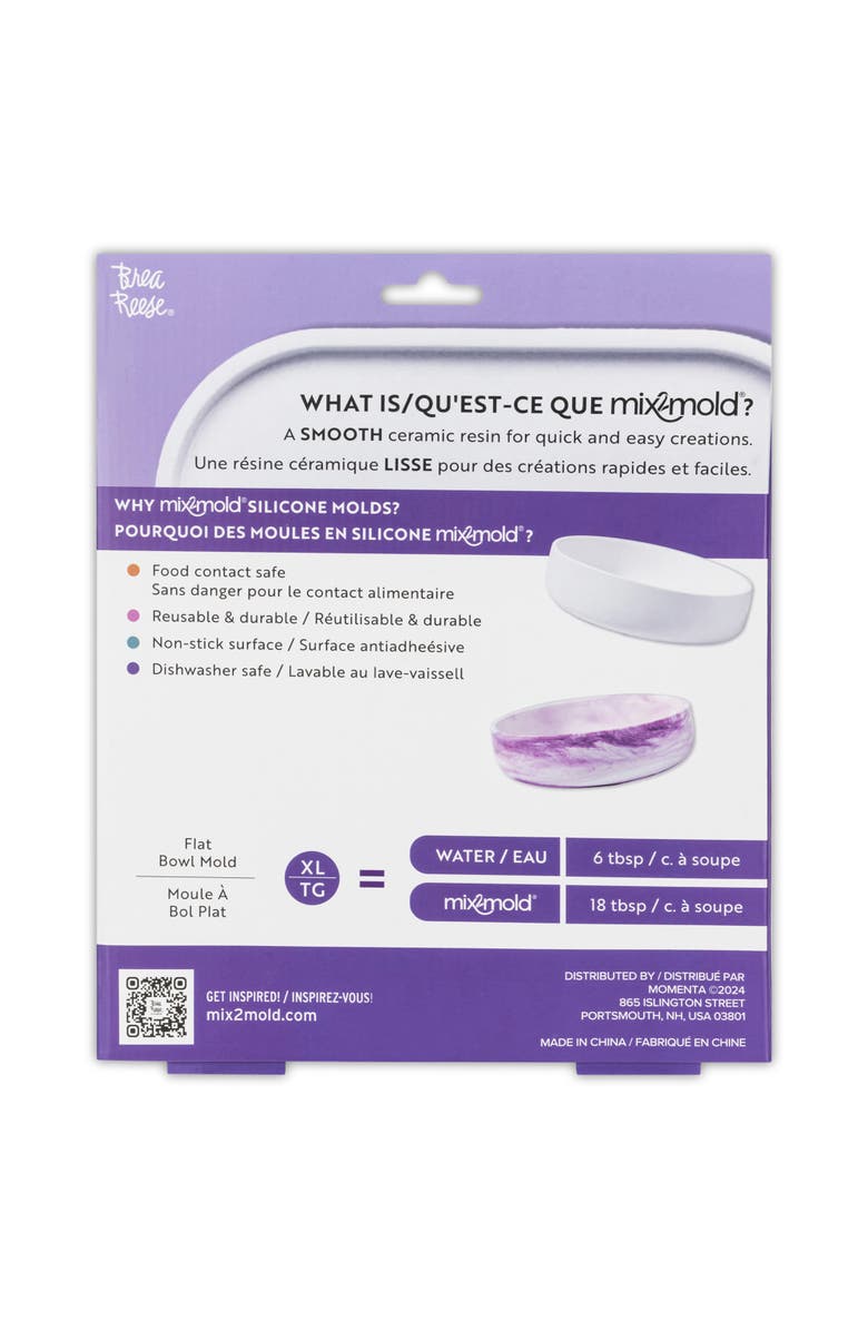 Brea Reese Mix2Mold Silicone Shallow Bowl Mold 1Pc, Alternate, color, Multicolored