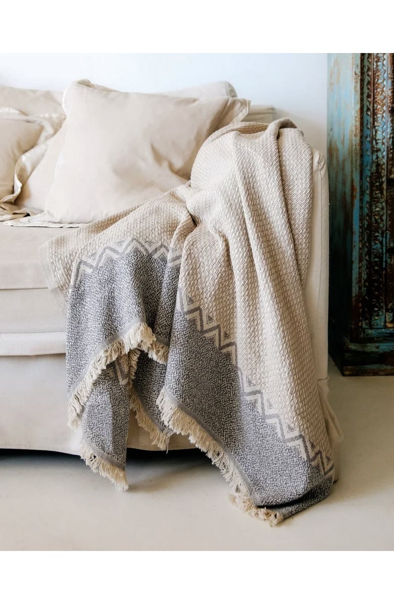 Anaya Mountain Peak Throw, Main, color, Grey