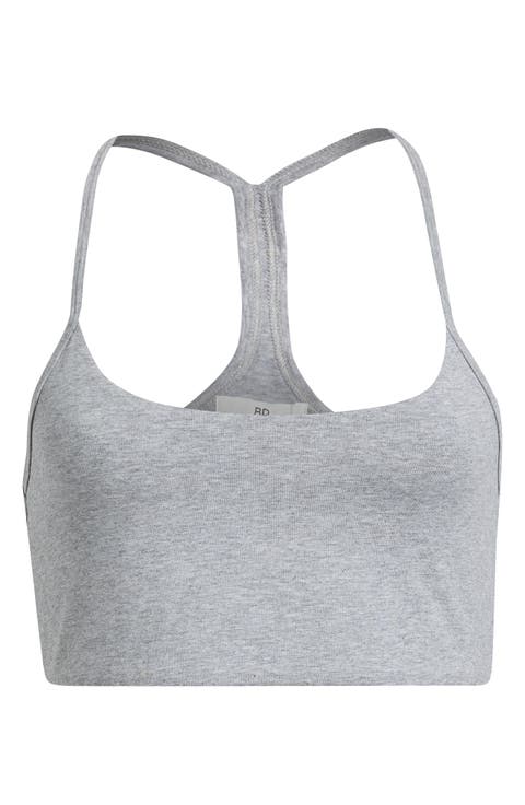 Stretch Cotton Racerback Bralette