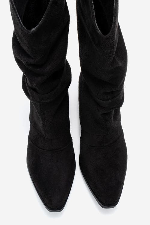 Prologue Shoes Okus Buckle Block Heel Boot In Black