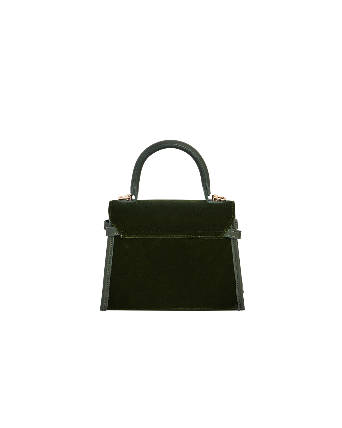 Eliza Wren Velvet Embroidered Top Handle Purse, Alternate, color, Dark Green