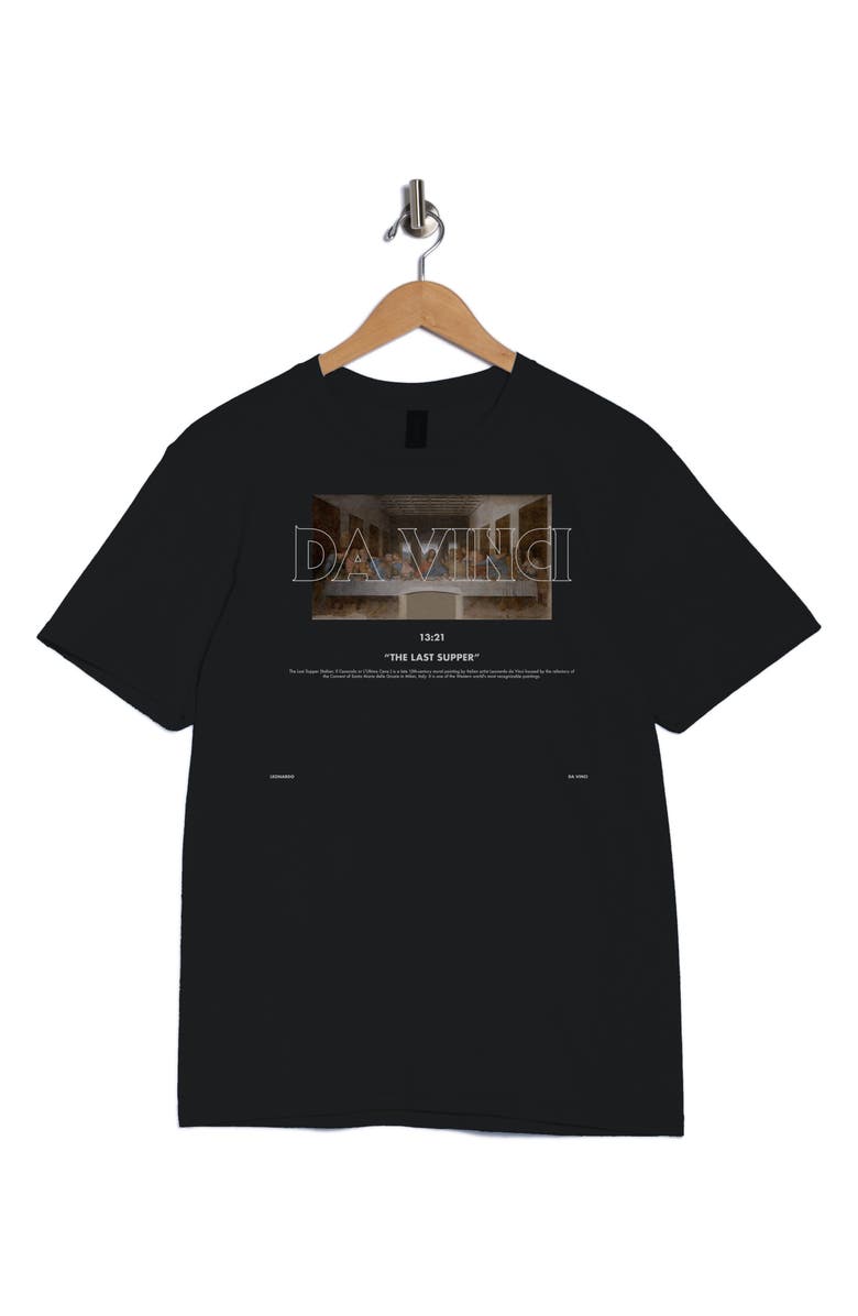 Monster Digital apoh Da Vinci Last Supper Graphic T-Shirt, Alternate, color, Black