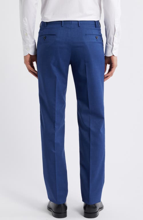 Zanella Parker Stretch Wool Trousers In Blue