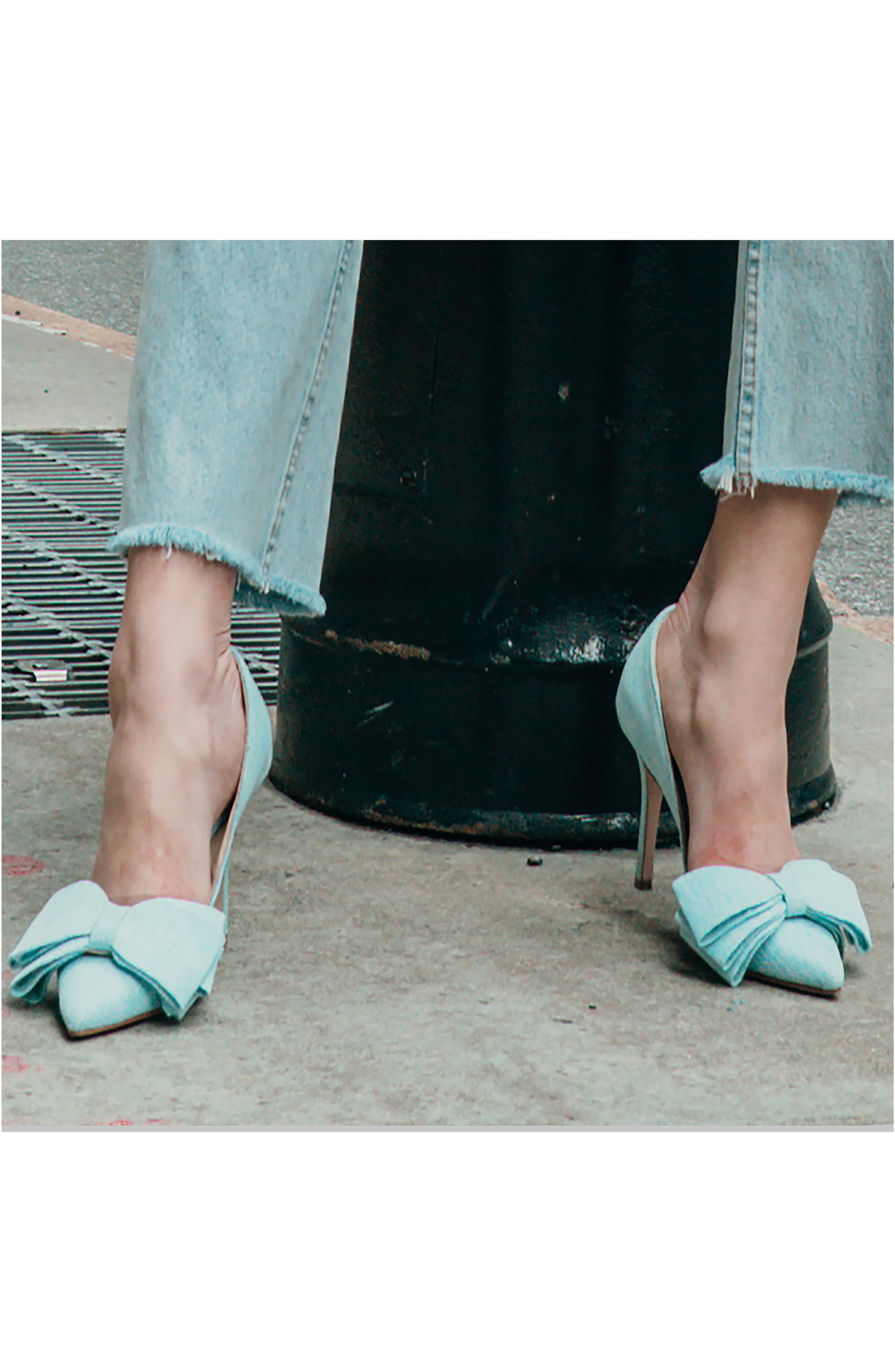 BEAUTIISOLES Oxsana Pointed Toe Pump, Alternate, color, Sky Blue