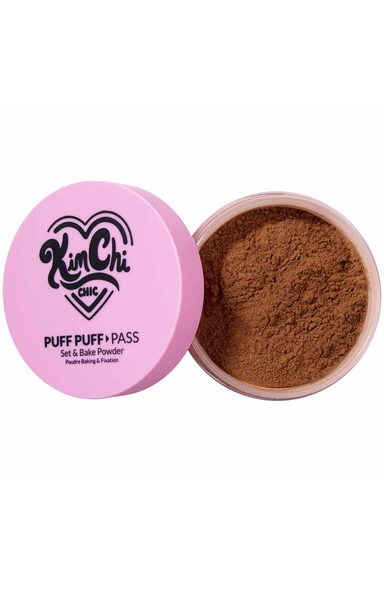 KIMCHI CHIC BEAUTY Puff Puff Pass Set and Bake Powder in Various Colors, Main, color, 07 Cocoa