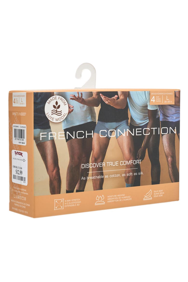 4-Pack Modal Boxer Brief, Alternate, color, Black Grey