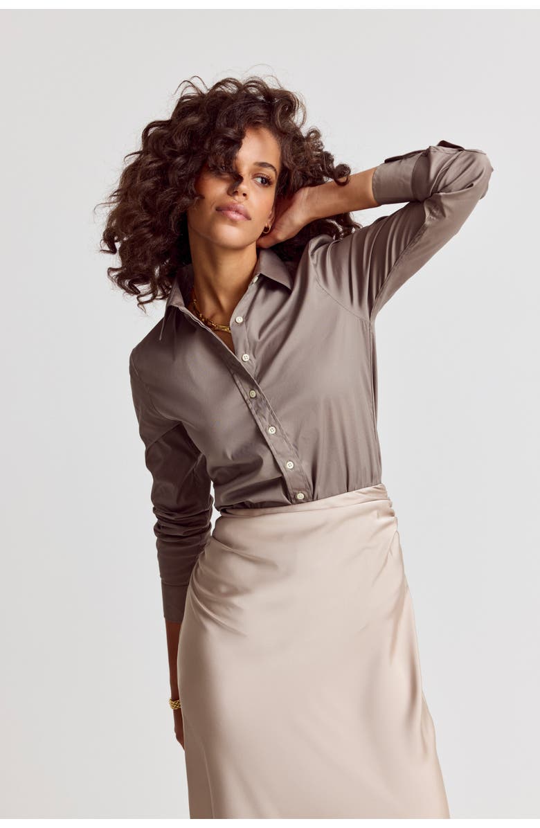 The Shirt by Rochelle Behrens The Icon Shirt, Main, color, Khaki