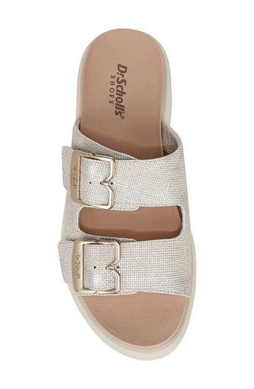 Shop Dr. Scholl's Nice Max Og Platform Wedge Sandal In Off White