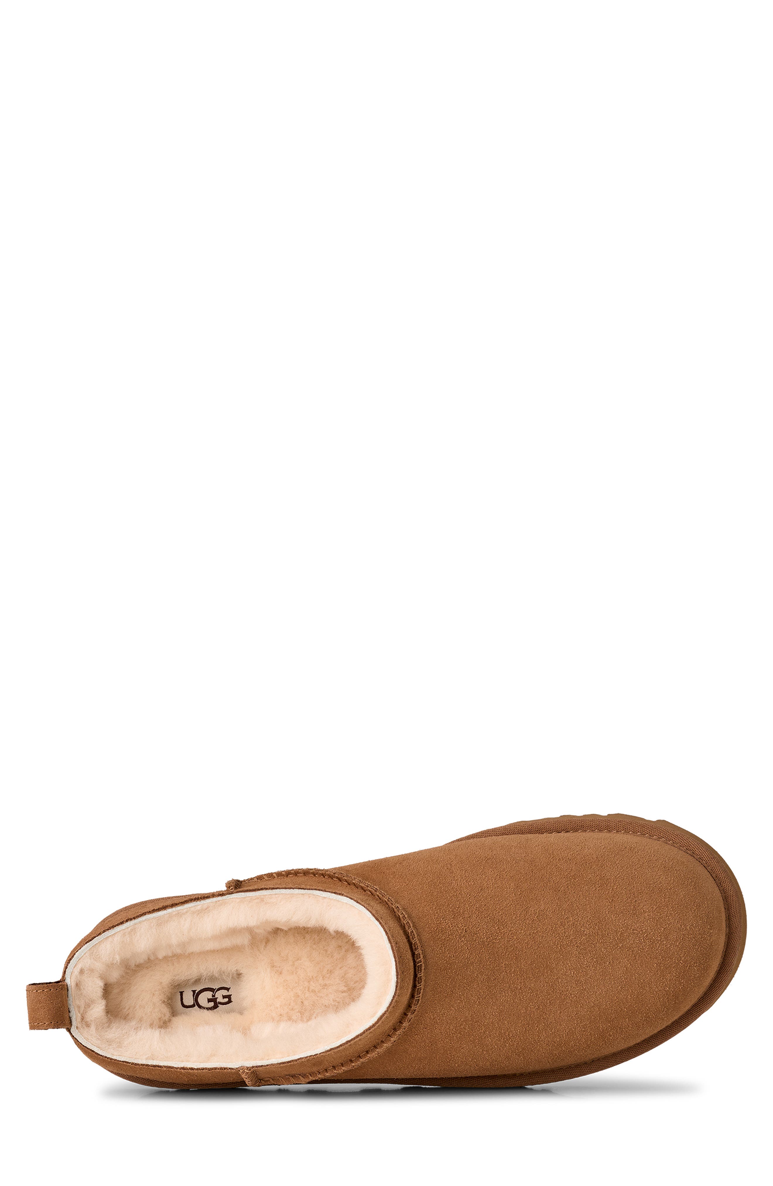 Classic Genuine Shearling Lined Slipper, Alternate, color, CHESTNUT