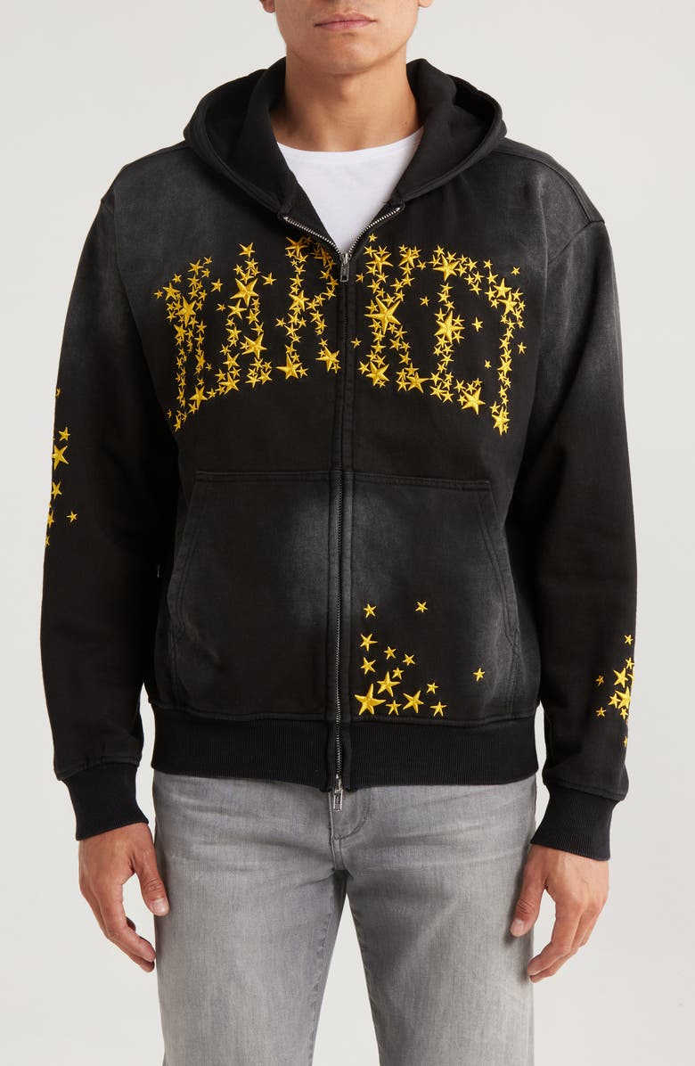 MARKET Galaxy Arc Embroiered Zip Hoodie, Alternate, color, 