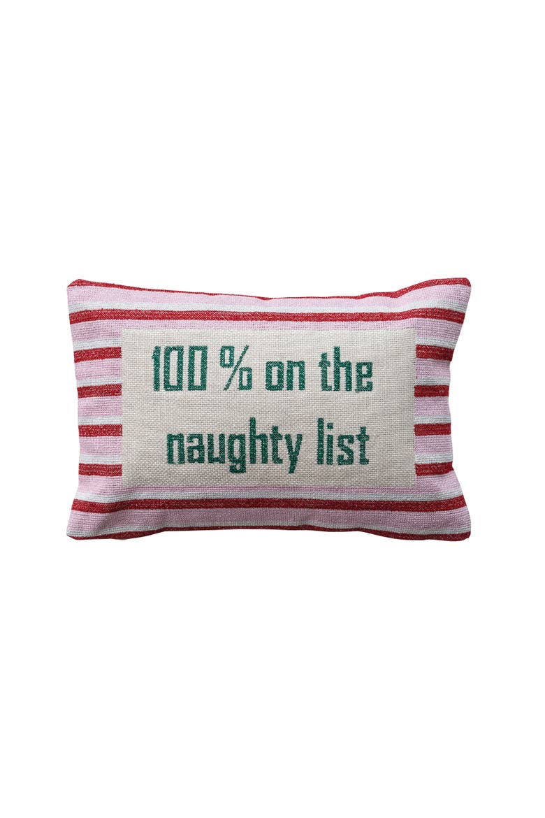 Artisan Stripe Cotton Lumbar Pillow, Main, color, Multicolor