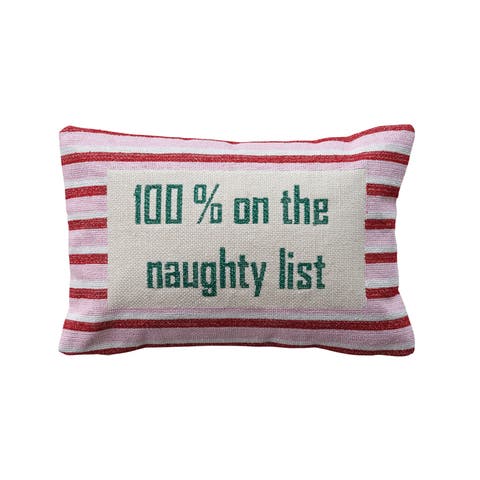 Artisan Stripe Cotton Lumbar Pillow