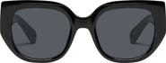 QUAY Busy Busy 53mm Square Sunglasses
