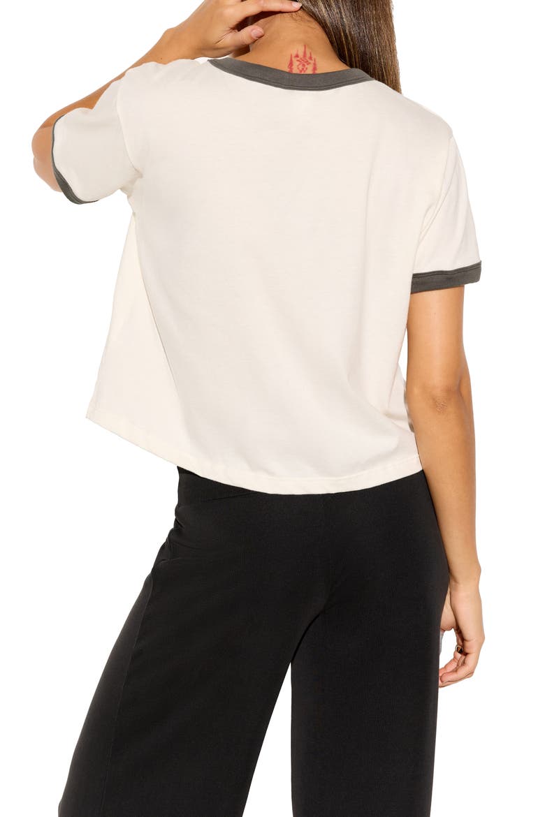 Flow Melrose Ringer Cotton Graphic T-Shirt, Alternate, color, VINTAGE WHITE
